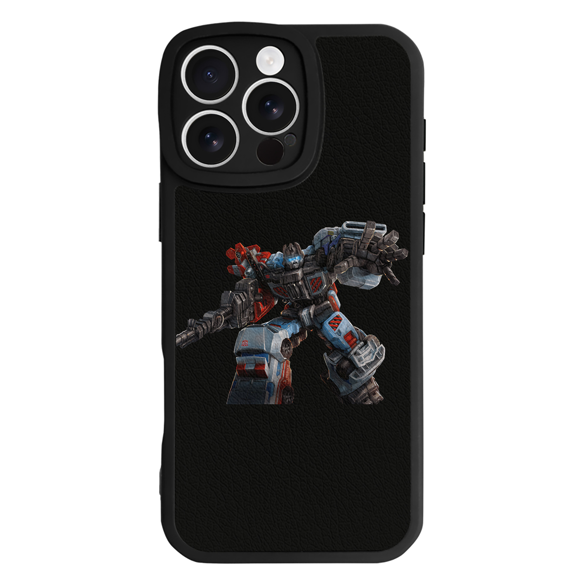（画像用） Transformers トランスフォーマー 【iPhone 16シリーズ対応】シリコンスマホケース（レザー調） 材質：シリコン